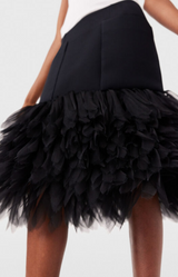 Feather Midi Skirt